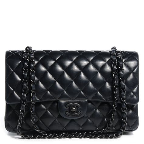 black chanel bag with black chain|expensive black purses quilted chanel.